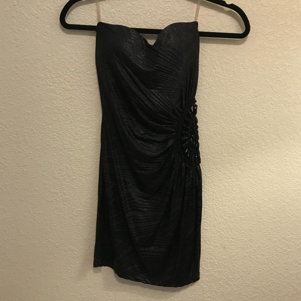 Stunning Black Strapless Dress